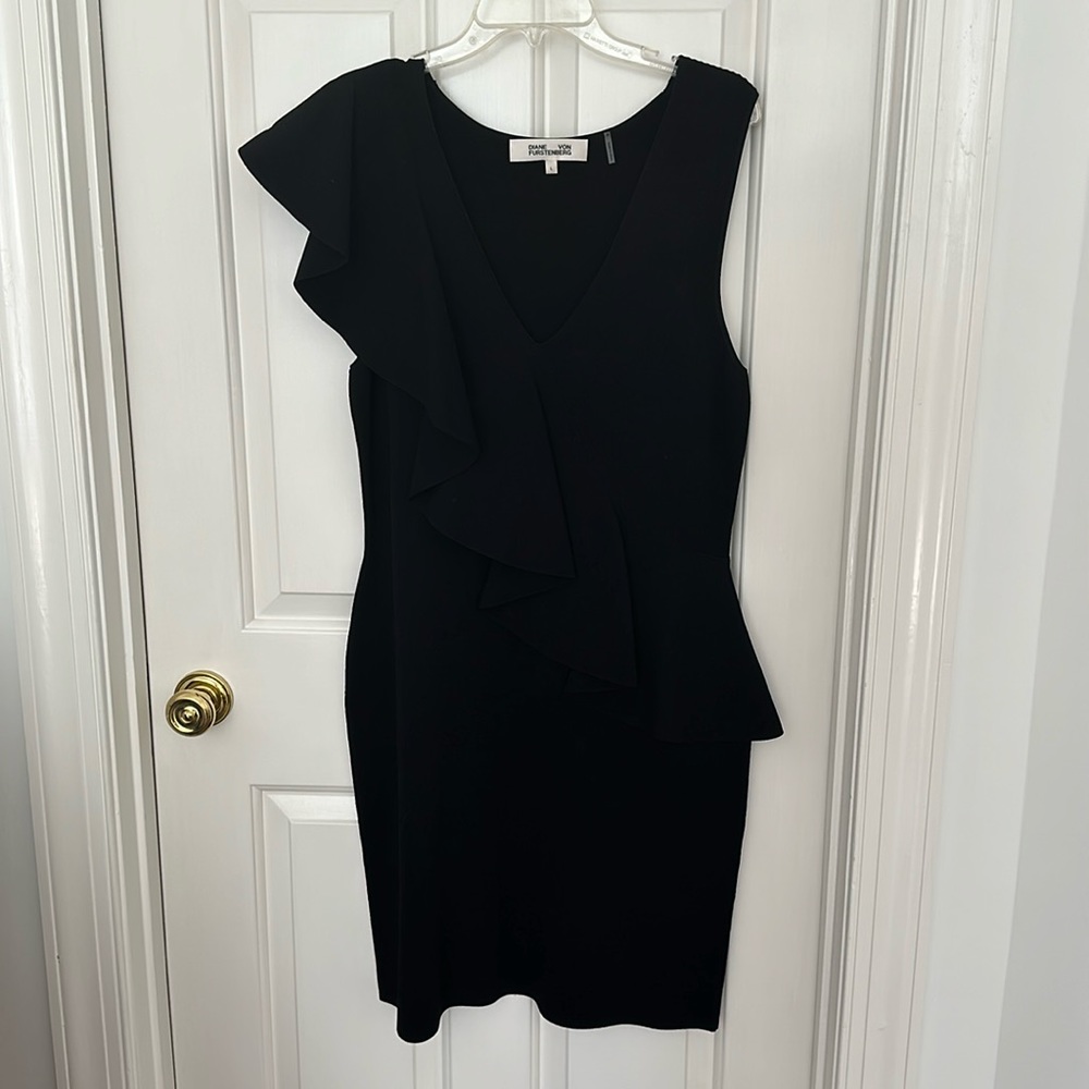 Diane Von Furstenberg black cocktail dress